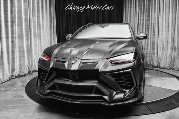 Used 2020 Lamborghini Urus SUV Matte Black BRAND NEW Build! MANSORY WideBody Carbon Fiber! FULL PPF! for sale Sold at Chicago Motor Cars in West Chicago IL 60185 2