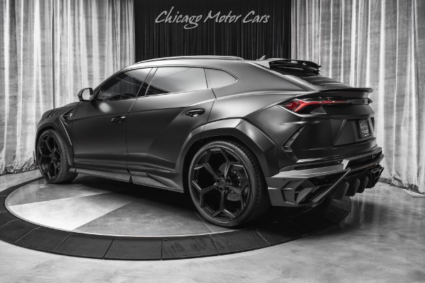Used 2020 Lamborghini Urus SUV Matte Black BRAND NEW Build! MANSORY WideBody Carbon Fiber! FULL PPF! for sale Sold at Chicago Motor Cars in West Chicago IL 60185 3