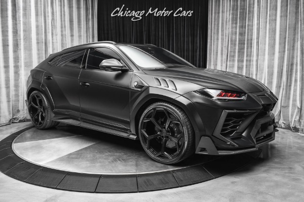 Used 2020 Lamborghini Urus SUV Matte Black BRAND NEW Build! MANSORY WideBody Carbon Fiber! FULL PPF! for sale Sold at Chicago Motor Cars in West Chicago IL 60185 6
