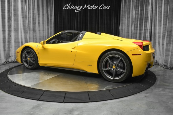 Used 2013 Ferrari 458 Spider LOADED! Carbon Fiber Race Package! Lift System! Low Miles! PPF! for sale Sold at Chicago Motor Cars in West Chicago IL 60185 3