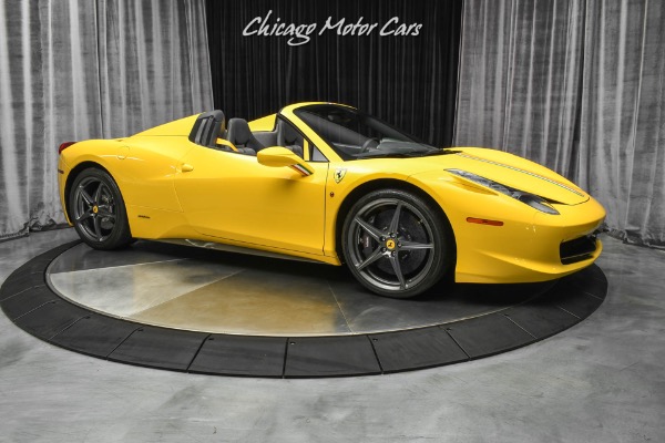 Used 2013 Ferrari 458 Spider LOADED! Carbon Fiber Race Package! Lift System! Low Miles! PPF! for sale Sold at Chicago Motor Cars in West Chicago IL 60185 6