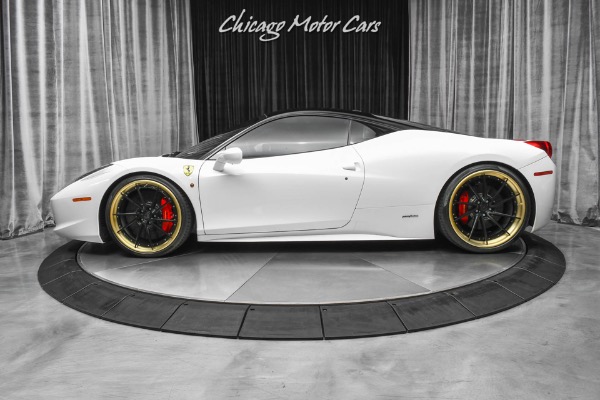 Used-2012-Ferrari-458-Italia-Coupe-Two-Tone-Paint-AKRAPOVIC-Exhaust-ANRKY-Wheels