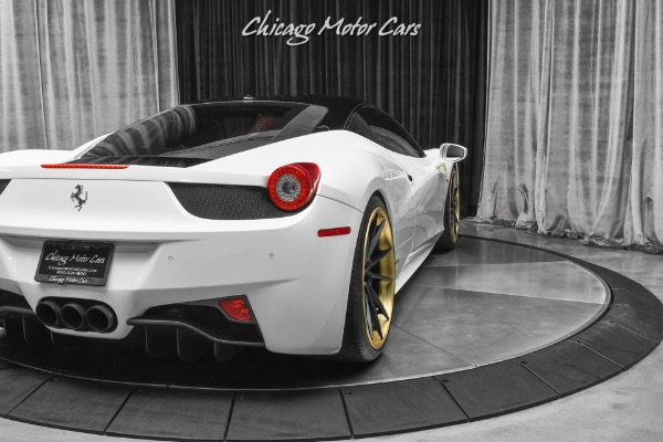 Used-2012-Ferrari-458-Italia-Coupe-Two-Tone-Paint-AKRAPOVIC-Exhaust-ANRKY-Wheels