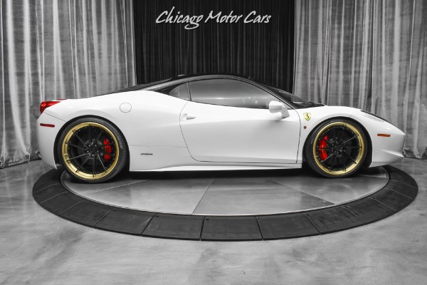 Used-2012-Ferrari-458-Italia-Coupe-Two-Tone-Paint-AKRAPOVIC-Exhaust-ANRKY-Wheels