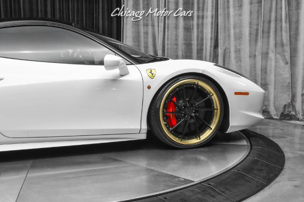 Used-2012-Ferrari-458-Italia-Coupe-Two-Tone-Paint-AKRAPOVIC-Exhaust-ANRKY-Wheels