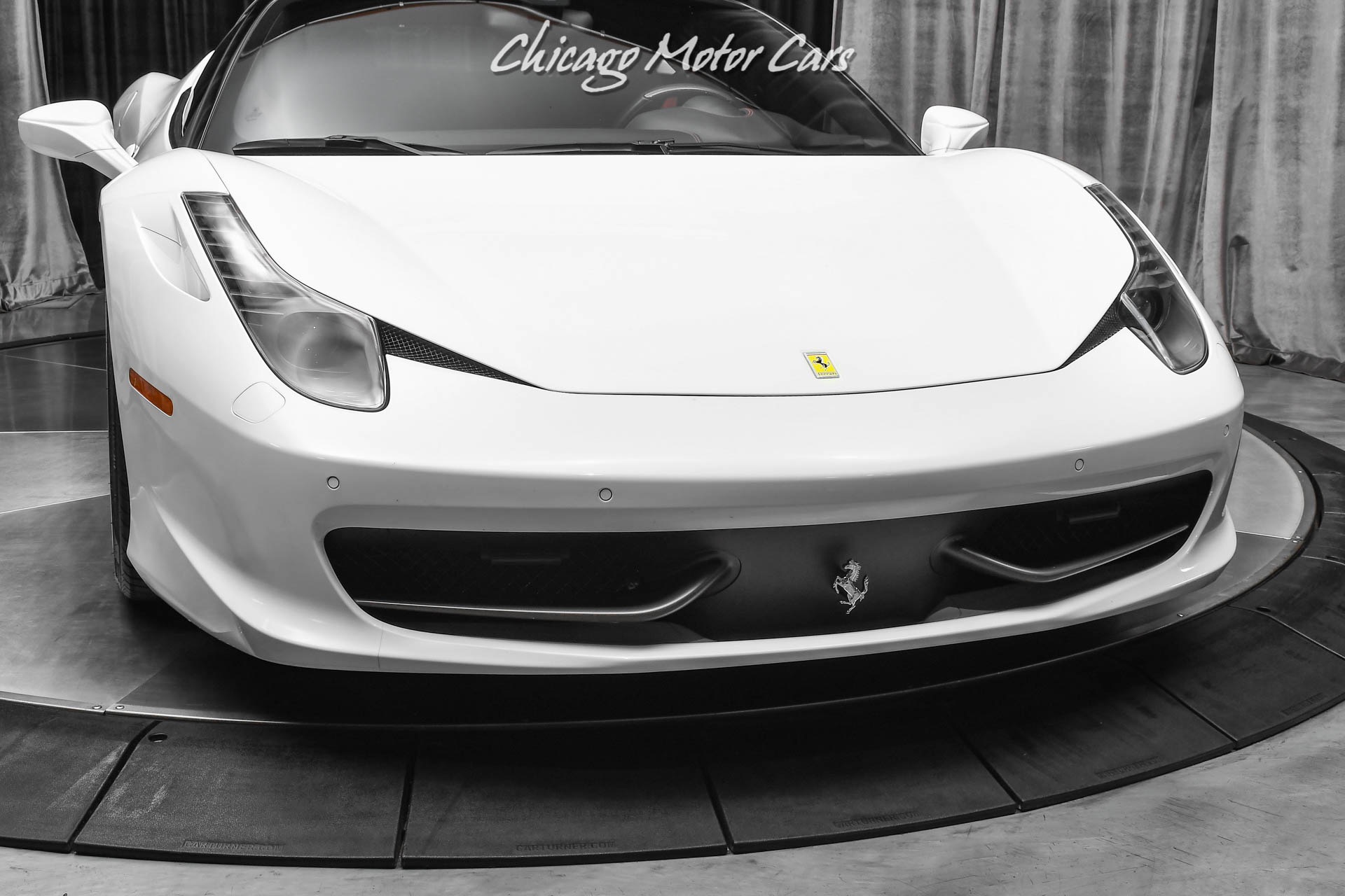 Used-2012-Ferrari-458-Italia-Coupe-Two-Tone-Paint-AKRAPOVIC-Exhaust-ANRKY-Wheels