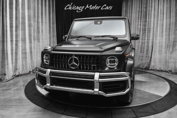 Used-2021-Mercedes-Benz-G63-AMG-SUV-Factory-Matte-Black-Red-Interior-Carbon-Fiber-Exclusive-Pack-LOADED