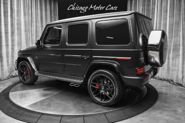 Used 2021 Mercedes-Benz G63 AMG SUV Factory Matte Black/ Red Interior Carbon Fiber Exclusive Pack LOADED for sale Sold at Chicago Motor Cars in West Chicago IL 60185 3