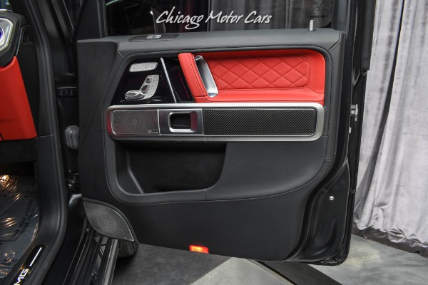 Used-2021-Mercedes-Benz-G63-AMG-SUV-Factory-Matte-Black-Red-Interior-Carbon-Fiber-Exclusive-Pack-LOADED