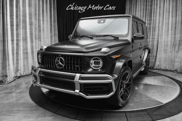 Used-2021-Mercedes-Benz-G63-AMG-SUV-Factory-Matte-Black-Red-Interior-Carbon-Fiber-Exclusive-Pack-LOADED