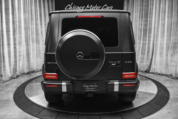 Used 2021 Mercedes-Benz G63 AMG SUV Factory Matte Black/ Red Interior Carbon Fiber Exclusive Pack LOADED for sale Sold at Chicago Motor Cars in West Chicago IL 60185 4