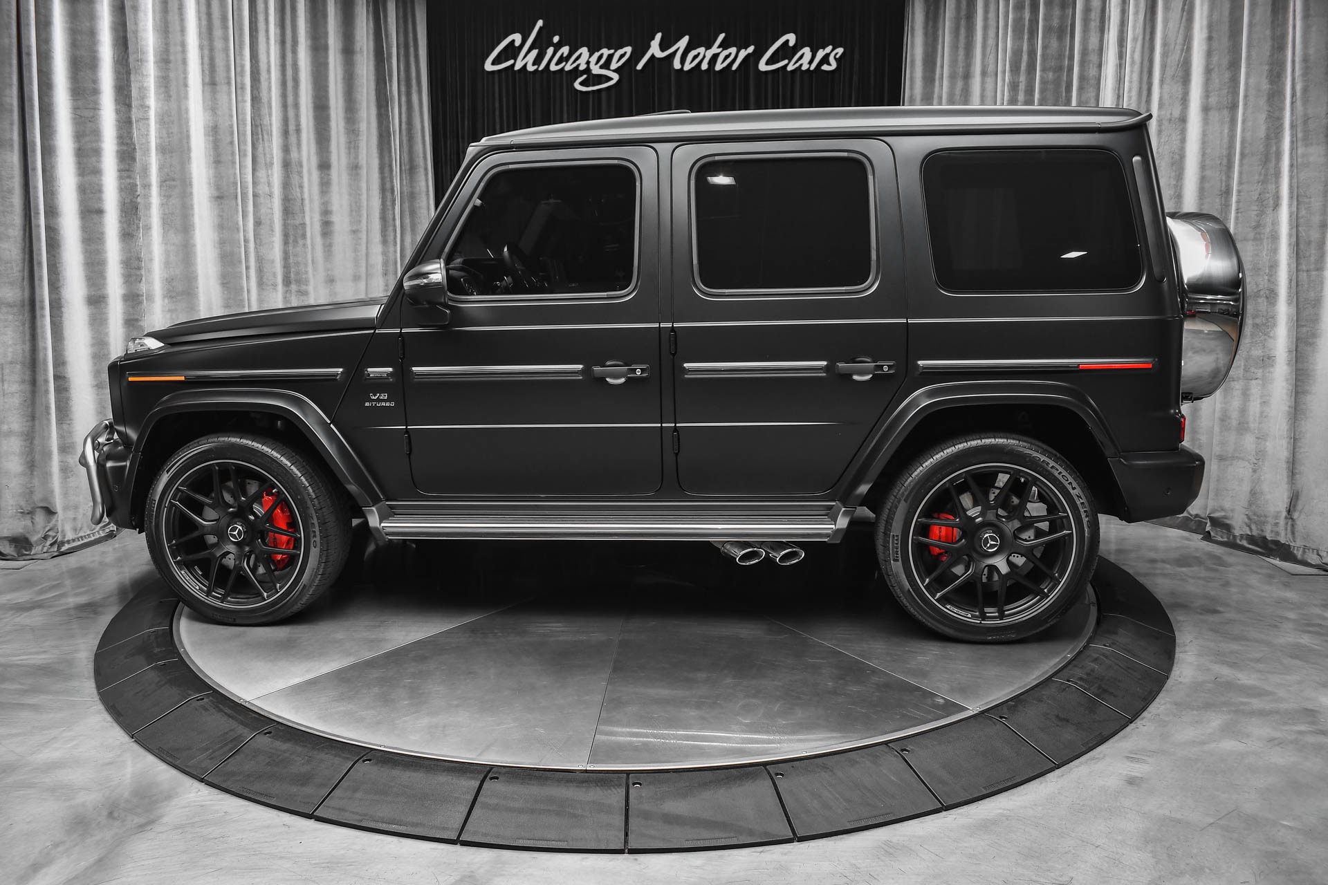 Used-2021-Mercedes-Benz-G63-AMG-SUV-Factory-Matte-Black-Red-Interior-Carbon-Fiber-Exclusive-Pack-LOADED