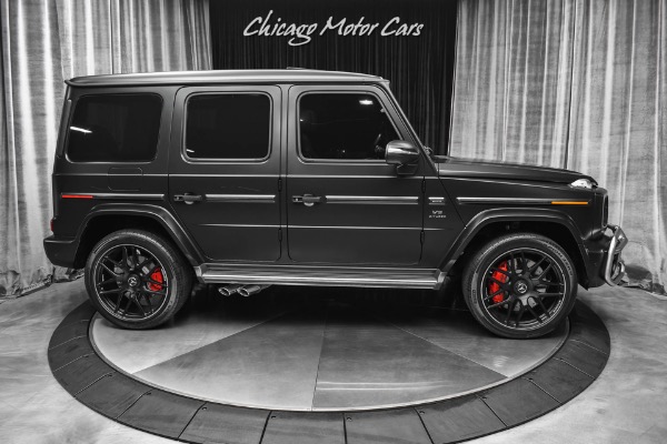 Used-2021-Mercedes-Benz-G63-AMG-SUV-Factory-Matte-Black-Red-Interior-Carbon-Fiber-Exclusive-Pack-LOADED