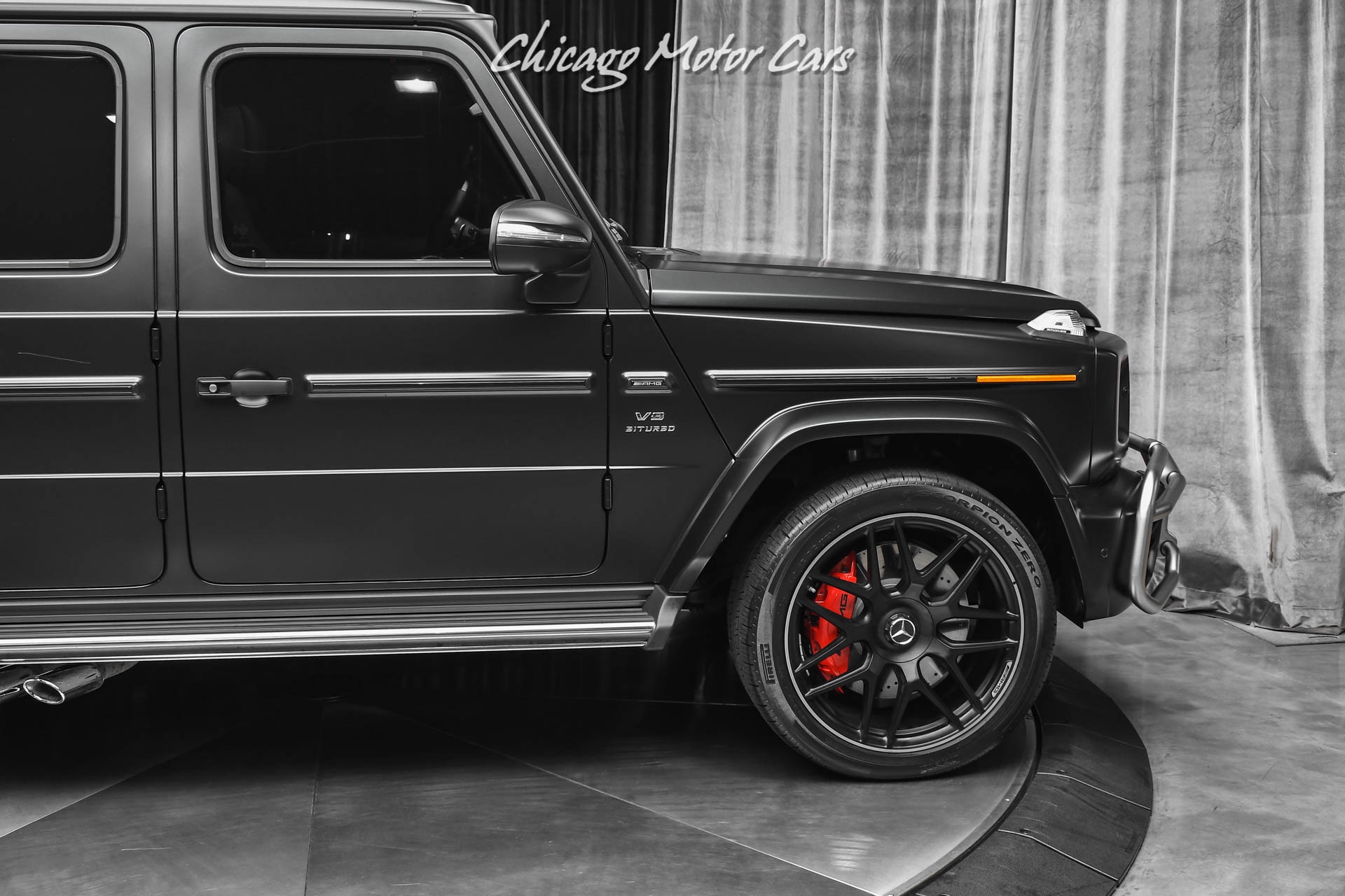 Used-2021-Mercedes-Benz-G63-AMG-SUV-Factory-Matte-Black-Red-Interior-Carbon-Fiber-Exclusive-Pack-LOADED