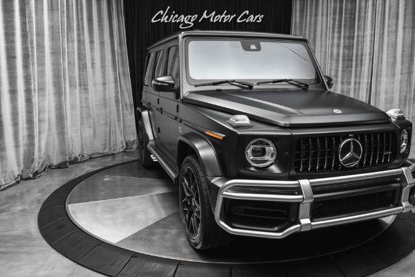 Used-2021-Mercedes-Benz-G63-AMG-SUV-Factory-Matte-Black-Red-Interior-Carbon-Fiber-Exclusive-Pack-LOADED