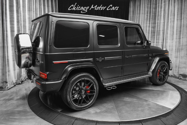 Used-2021-Mercedes-Benz-G63-AMG-SUV-Factory-Matte-Black-Red-Interior-Carbon-Fiber-Exclusive-Pack-LOADED