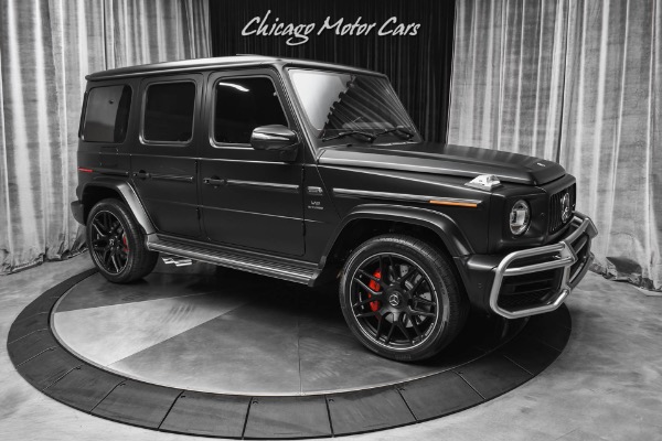 Used 2021 Mercedes-Benz G63 AMG SUV Factory Matte Black/ Red Interior Carbon Fiber Exclusive Pack LOADED for sale Sold at Chicago Motor Cars in West Chicago IL 60185 6