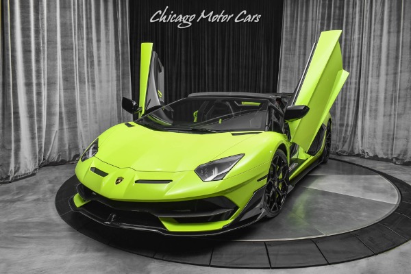 Used-2020-Lamborghini-Aventador-LP770-4-SVJ-Roadster-25K-in-Ad-Personam-options-STUNNING