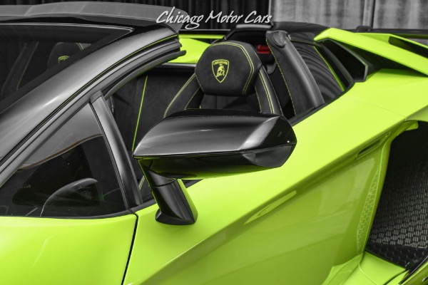 Used-2020-Lamborghini-Aventador-LP770-4-SVJ-Roadster-25K-in-Ad-Personam-options-STUNNING