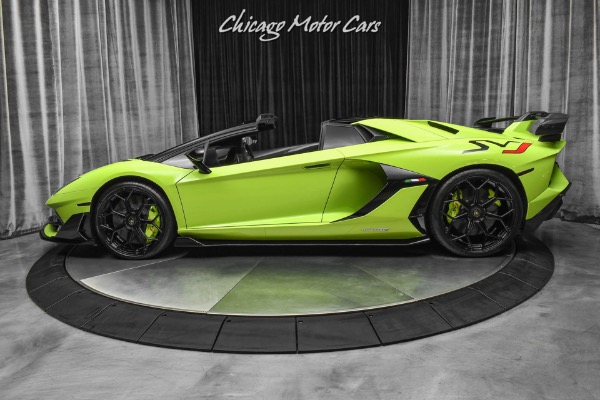 Used-2020-Lamborghini-Aventador-LP770-4-SVJ-Roadster-25K-in-Ad-Personam-options-STUNNING