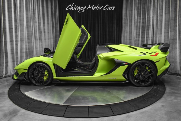 Used-2020-Lamborghini-Aventador-LP770-4-SVJ-Roadster-25K-in-Ad-Personam-options-STUNNING