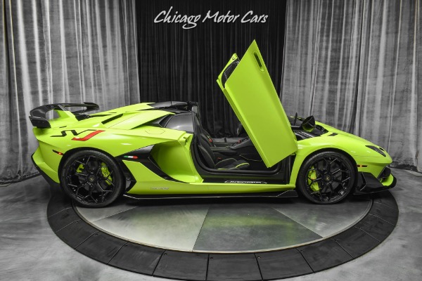 Used-2020-Lamborghini-Aventador-LP770-4-SVJ-Roadster-25K-in-Ad-Personam-options-STUNNING