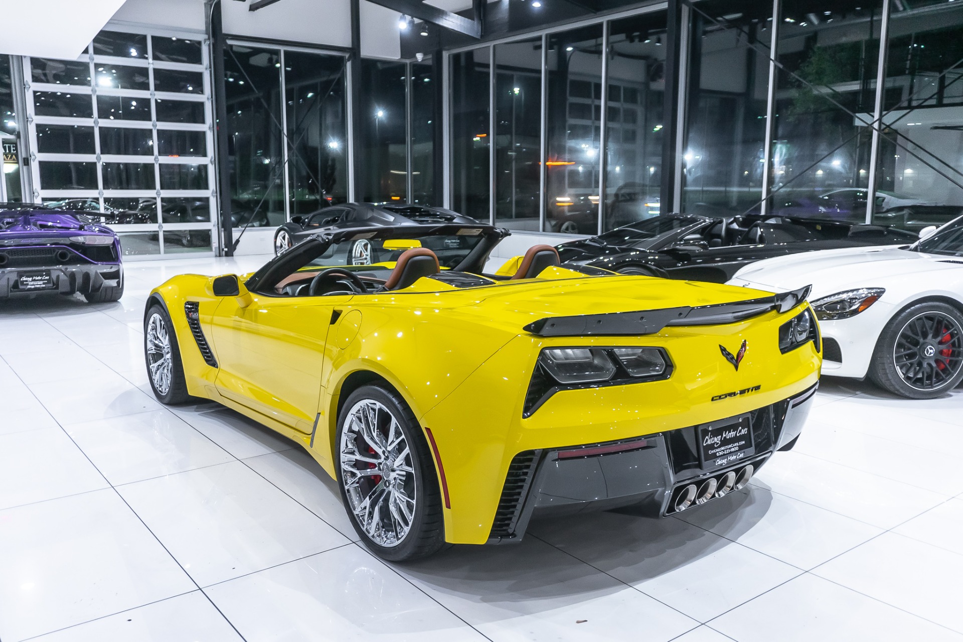 Used-2016-Chevrolet-Corvette-Z06-Convertible-3LZ-7-Speed-Manual-Racing-Yellow-ONLY-1K-Miles