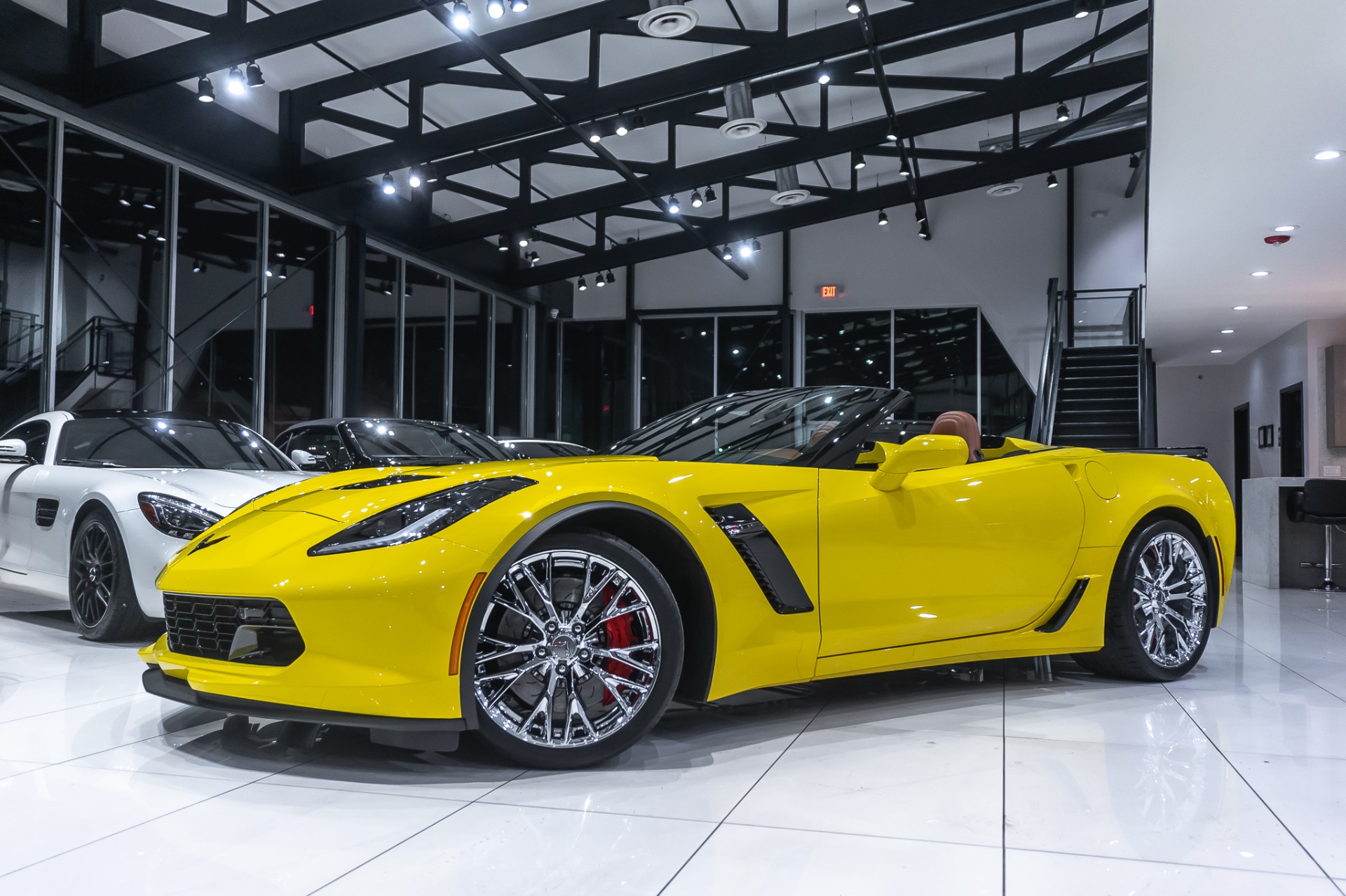 Used-2016-Chevrolet-Corvette-Z06-Convertible-3LZ-7-Speed-Manual-Racing-Yellow-ONLY-1K-Miles