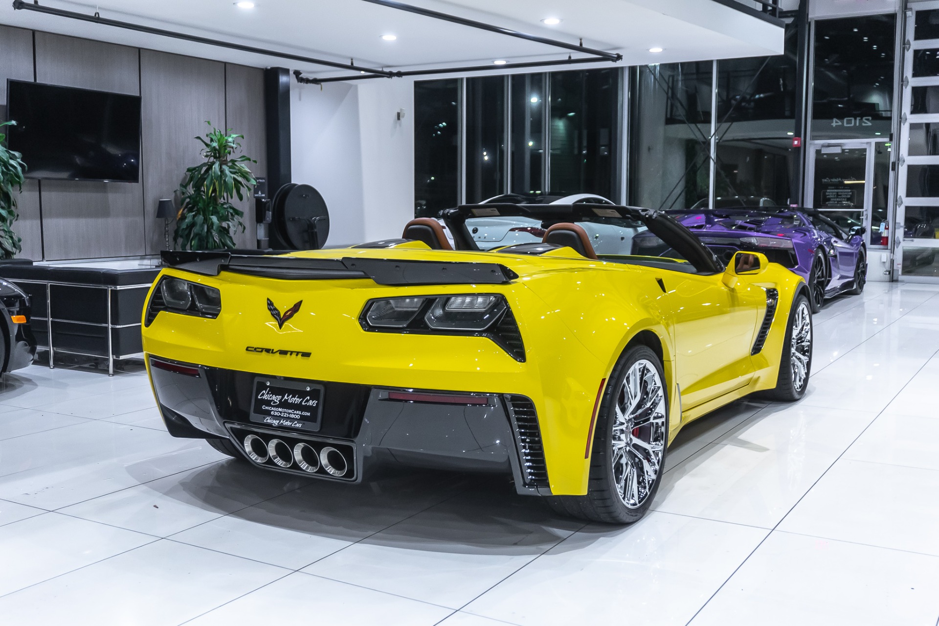 Used-2016-Chevrolet-Corvette-Z06-Convertible-3LZ-7-Speed-Manual-Racing-Yellow-ONLY-1K-Miles