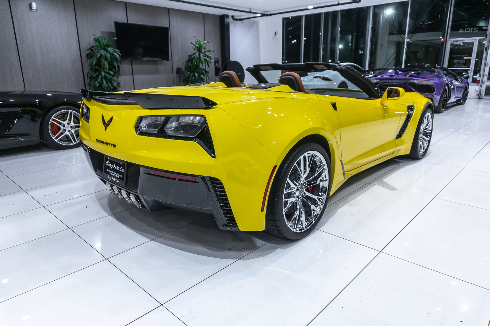 Used-2016-Chevrolet-Corvette-Z06-Convertible-3LZ-7-Speed-Manual-Racing-Yellow-ONLY-1K-Miles