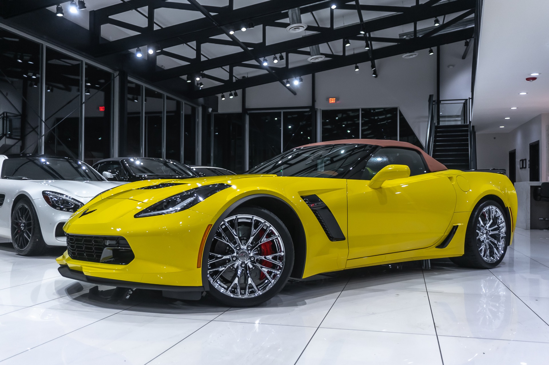 Used-2016-Chevrolet-Corvette-Z06-Convertible-3LZ-7-Speed-Manual-Racing-Yellow-ONLY-1K-Miles