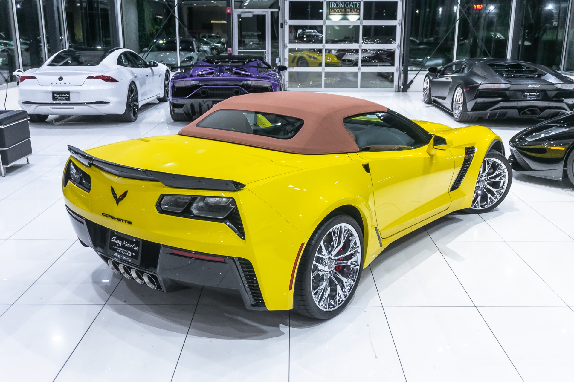 Used-2016-Chevrolet-Corvette-Z06-Convertible-3LZ-7-Speed-Manual-Racing-Yellow-ONLY-1K-Miles