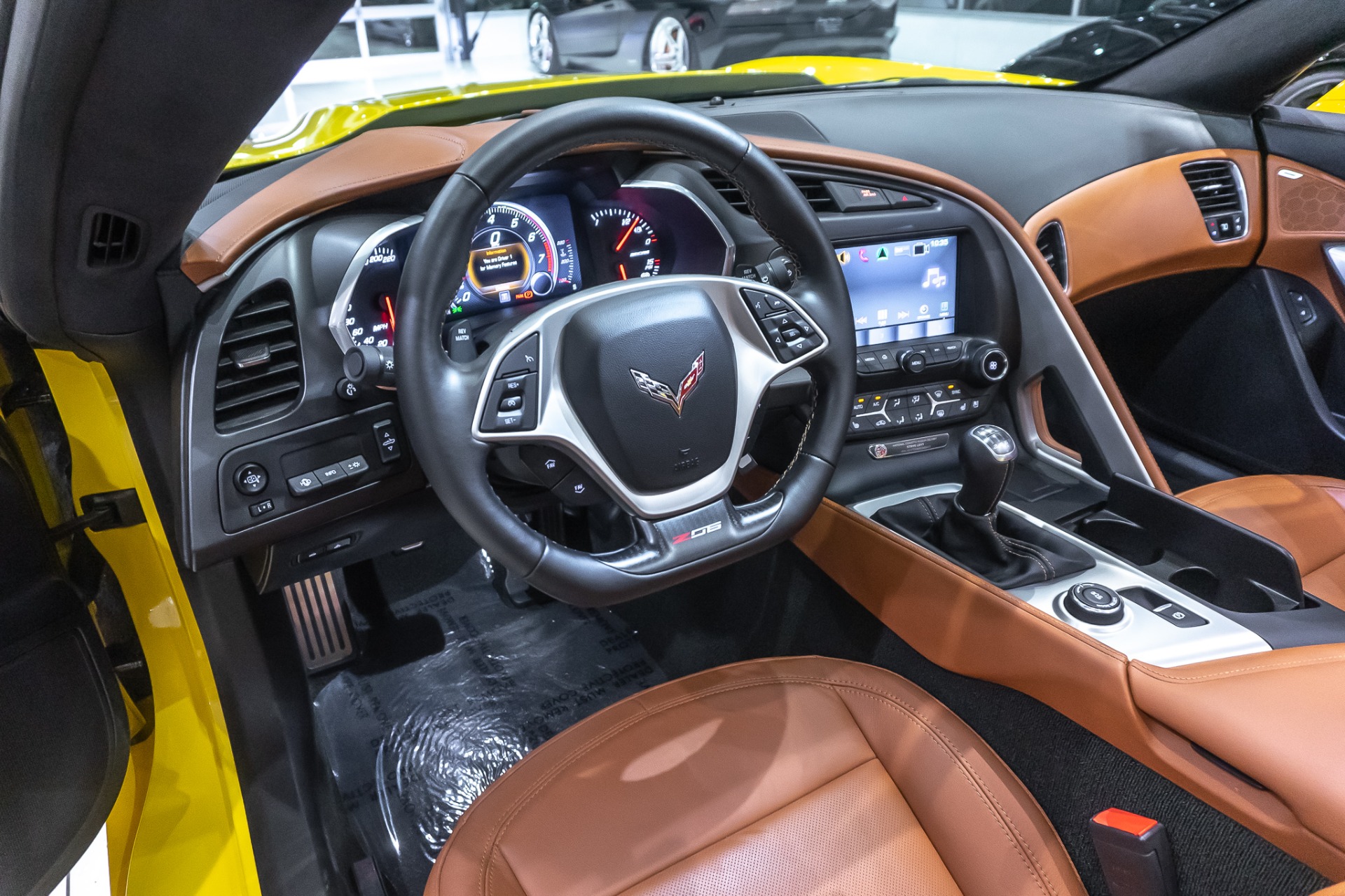 Used-2016-Chevrolet-Corvette-Z06-Convertible-3LZ-7-Speed-Manual-Racing-Yellow-ONLY-1K-Miles