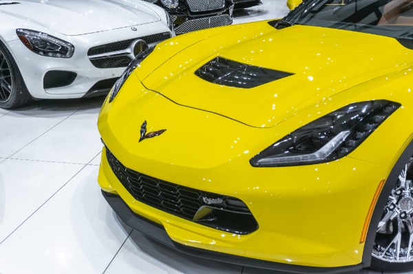 Used 2016 Chevrolet Corvette Z06 Convertible 3LZ! 7-Speed Manual! Racing Yellow! ONLY 1K Miles! for sale Sold at Chicago Motor Cars in West Chicago IL 60185 5