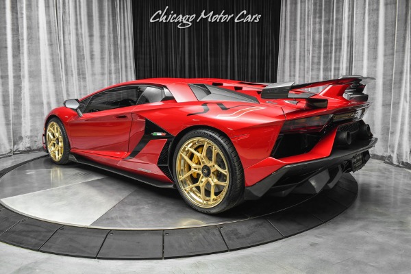 Used 2020 Lamborghini Aventador SVJ LP770-4 Extremely Rare Rosso Efesto Ad Personam! Carbon Fiber Everywhere! for sale Sold at Chicago Motor Cars in West Chicago IL 60185 3