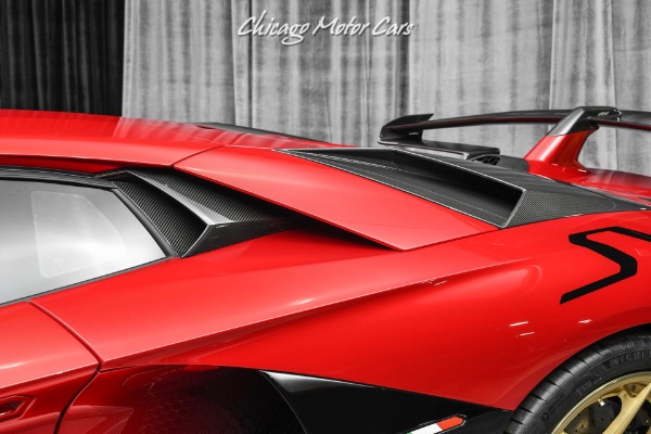 Used-2020-Lamborghini-Aventador-SVJ-LP770-4-Extremely-Rare-Rosso-Efesto-Ad-Personam-Carbon-Fiber-Everywhere