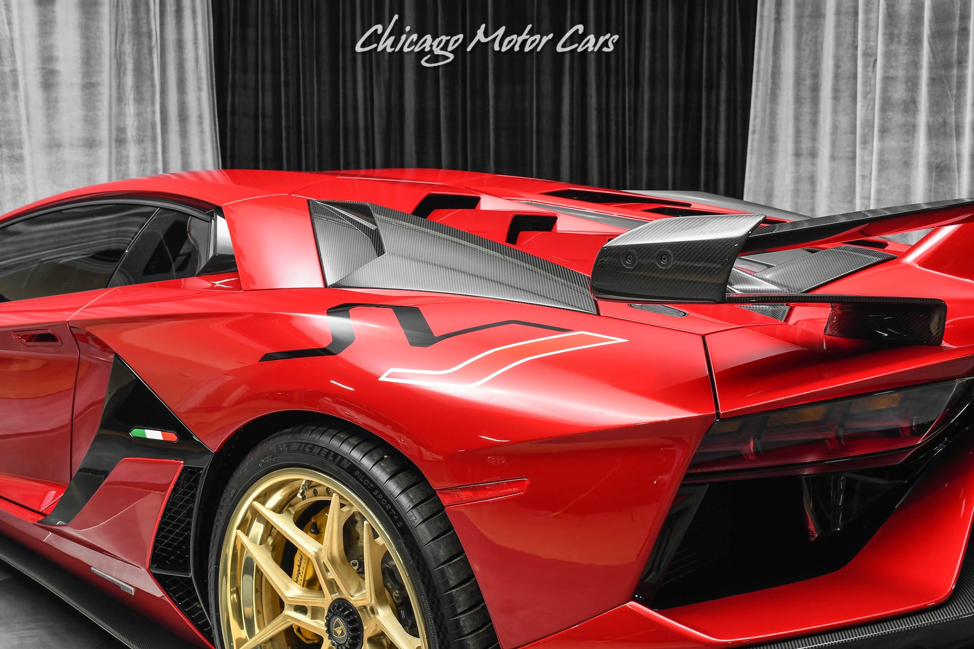 Used-2020-Lamborghini-Aventador-SVJ-LP770-4-Extremely-Rare-Rosso-Efesto-Ad-Personam-Carbon-Fiber-Everywhere