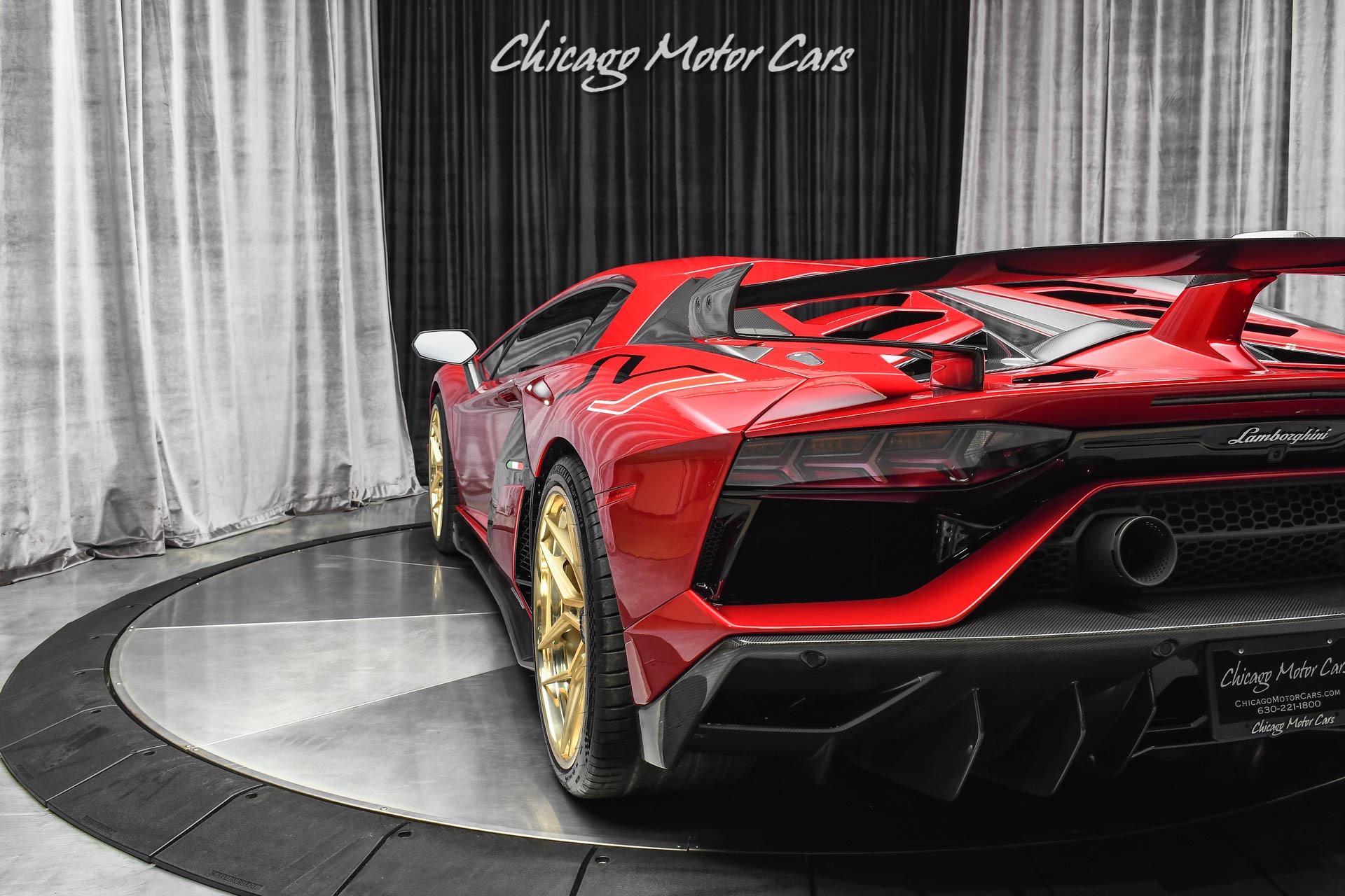 Used-2020-Lamborghini-Aventador-SVJ-LP770-4-Extremely-Rare-Rosso-Efesto-Ad-Personam-Carbon-Fiber-Everywhere