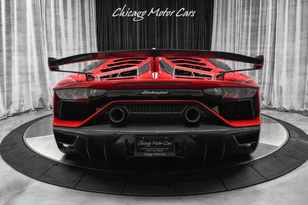 Used 2020 Lamborghini Aventador SVJ LP770-4 Extremely Rare Rosso Efesto Ad Personam! Carbon Fiber Everywhere! for sale Sold at Chicago Motor Cars in West Chicago IL 60185 4