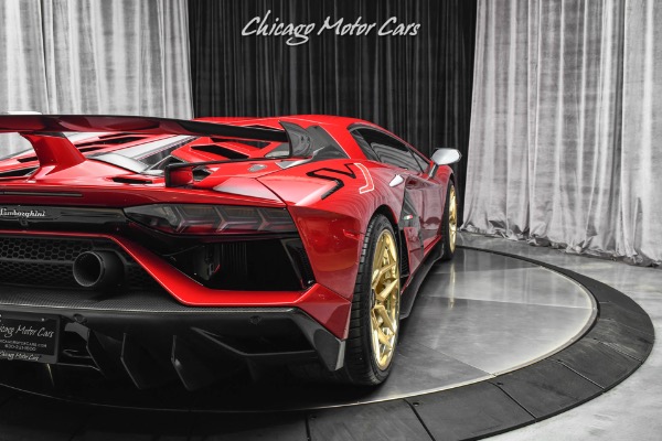 Used-2020-Lamborghini-Aventador-SVJ-LP770-4-Extremely-Rare-Rosso-Efesto-Ad-Personam-Carbon-Fiber-Everywhere