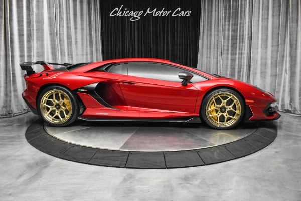 Used-2020-Lamborghini-Aventador-SVJ-LP770-4-Extremely-Rare-Rosso-Efesto-Ad-Personam-Carbon-Fiber-Everywhere