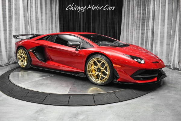 Used 2020 Lamborghini Aventador SVJ LP770-4 Extremely Rare Rosso Efesto Ad Personam! Carbon Fiber Everywhere! for sale Sold at Chicago Motor Cars in West Chicago IL 60185 6