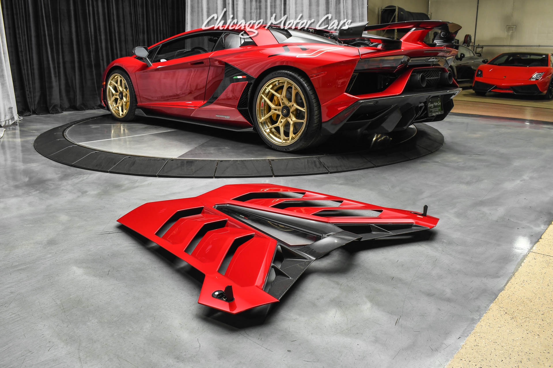 Used-2020-Lamborghini-Aventador-SVJ-LP770-4-Extremely-Rare-Rosso-Efesto-Ad-Personam-Carbon-Fiber-Everywhere