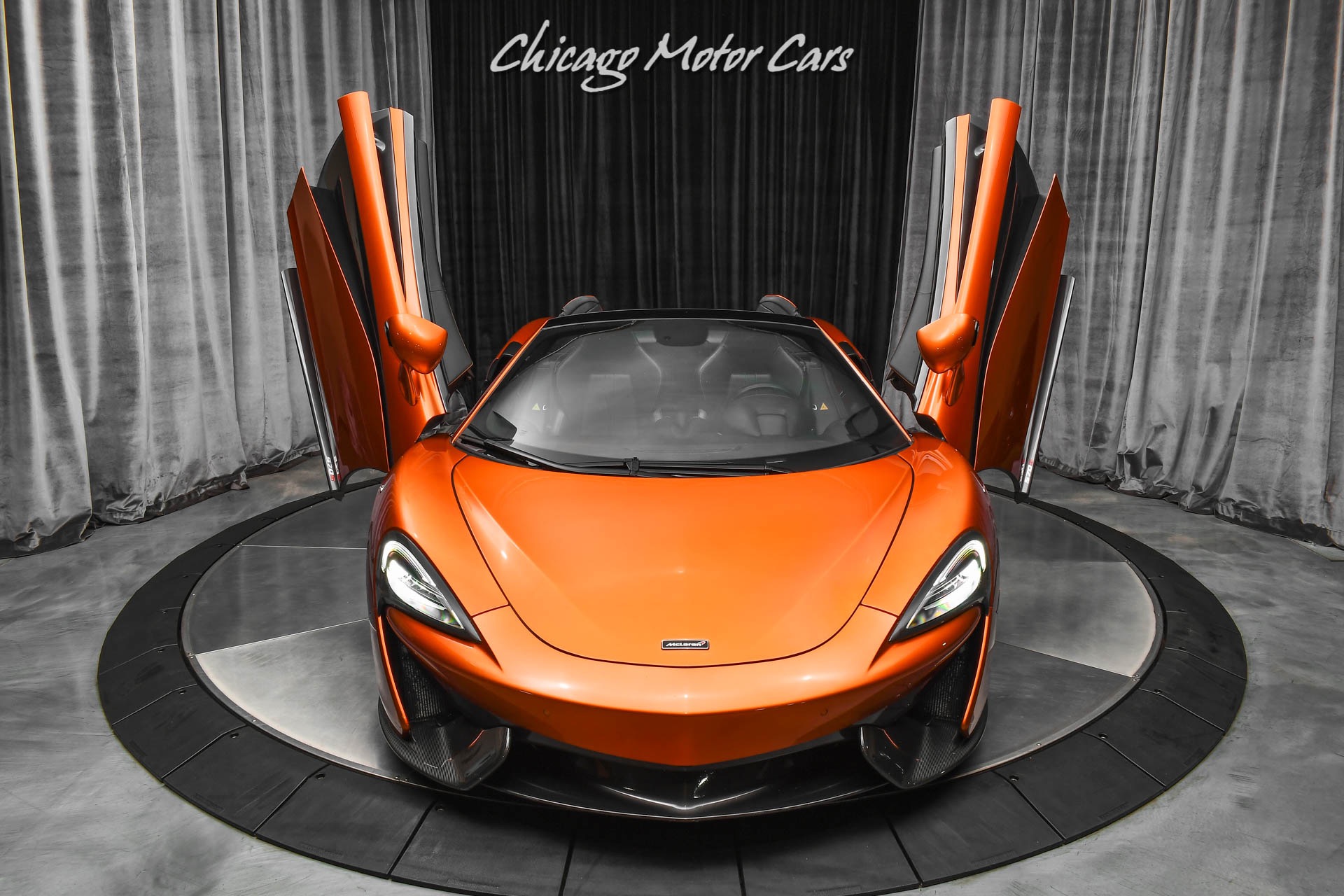 Used-2018-McLaren-570S-Spider-Convertible-Only-11k-Miles-Serviced-Volcano-Orange