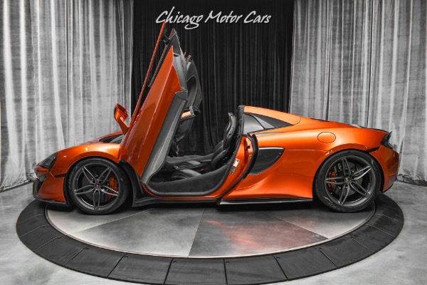 Used-2018-McLaren-570S-Spider-Convertible-Only-11k-Miles-Serviced-Volcano-Orange