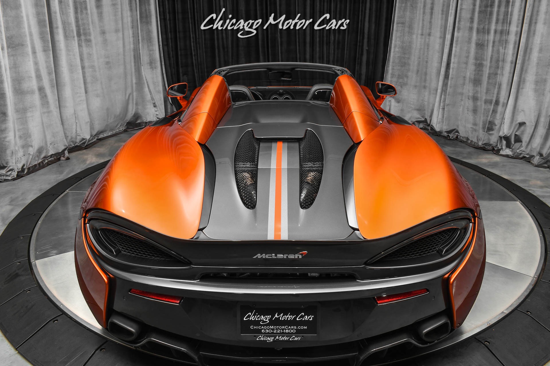 Used-2018-McLaren-570S-Spider-Convertible-Only-11k-Miles-Serviced-Volcano-Orange