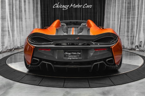 Used 2018 McLaren 570S Spider Convertible Only 11k Miles! Serviced! Volcano Orange! for sale Sold at Chicago Motor Cars in West Chicago IL 60185 4