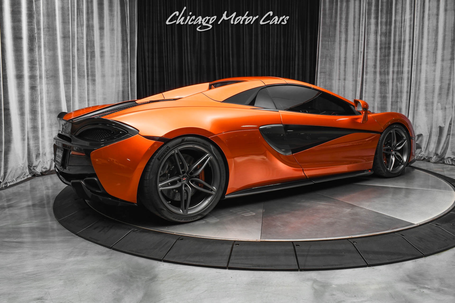 Used-2018-McLaren-570S-Spider-Convertible-Only-11k-Miles-Serviced-Volcano-Orange