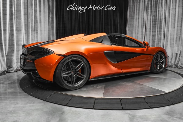 Used 2018 McLaren 570S Spider Convertible Only 11k Miles! Serviced! Volcano Orange! for sale Sold at Chicago Motor Cars in West Chicago IL 60185 5
