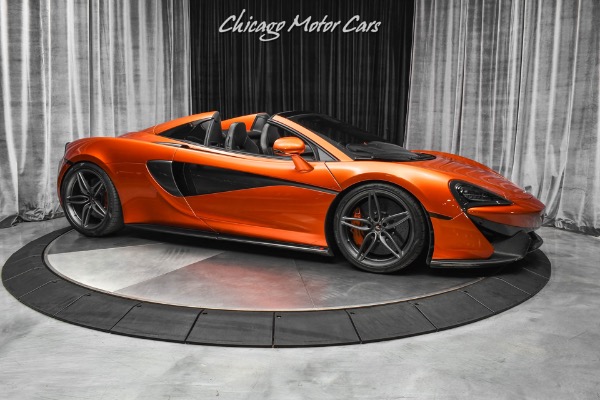Used 2018 McLaren 570S Spider Convertible Only 11k Miles! Serviced! Volcano Orange! for sale Sold at Chicago Motor Cars in West Chicago IL 60185 6